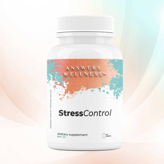 StressControl bottle — 60 tabs — natural stress relief