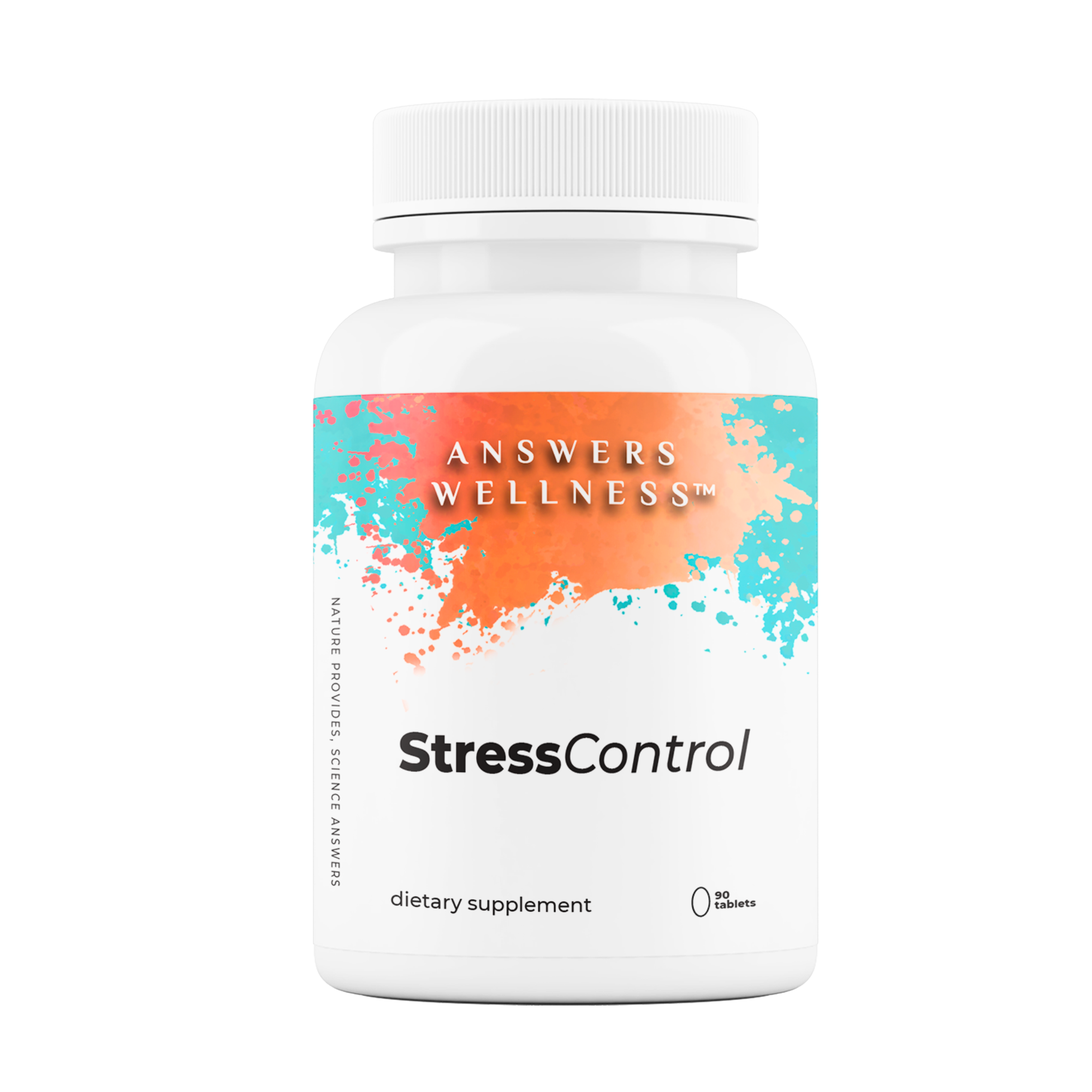 StressControl bottle — 60 tabs — natural stress & anxiety