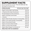 StressControl by Answers Wellness supplement facts label — natural stress relief ingredients